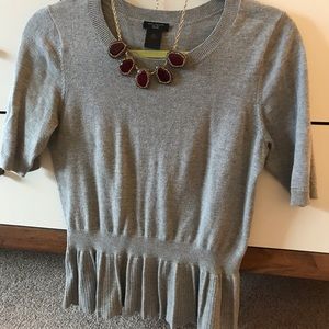 Ann Taylor peplum top